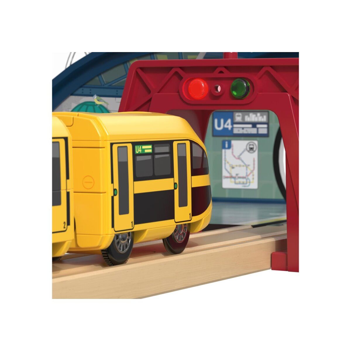 lupilu® Interactieve treinstationset / brandweerinzetset (treinstation)
