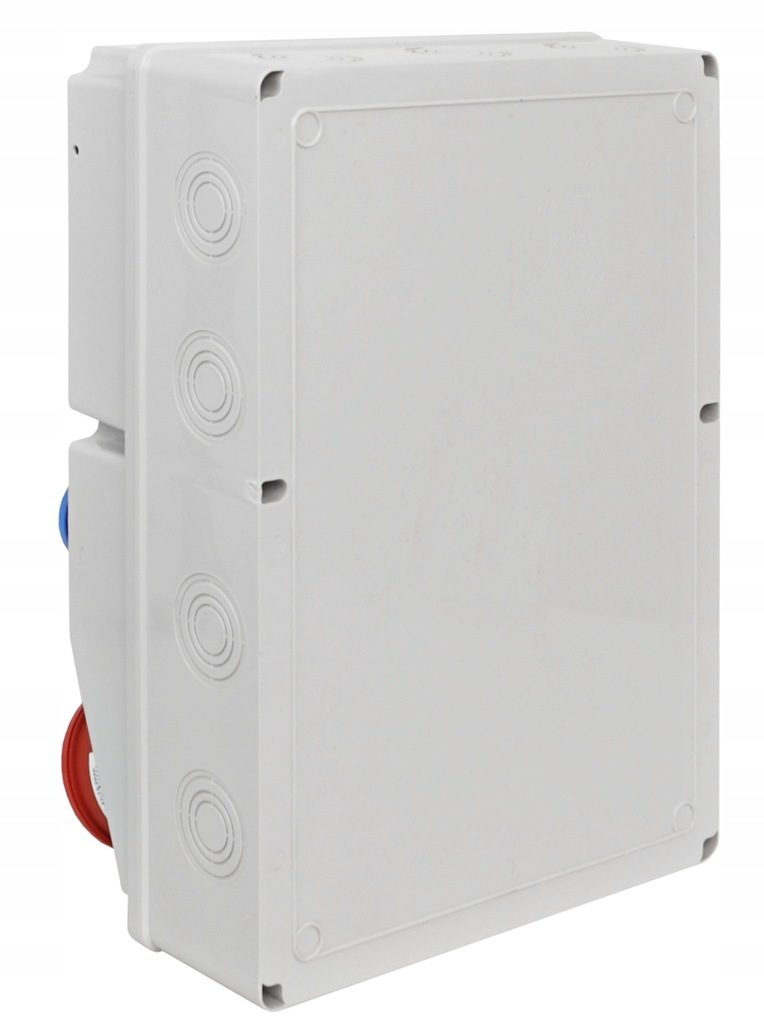 Elektrischer Wandverteiler 2x 16A / 4x230V Komplettset Baustromverteiler mit digitalen Zählern