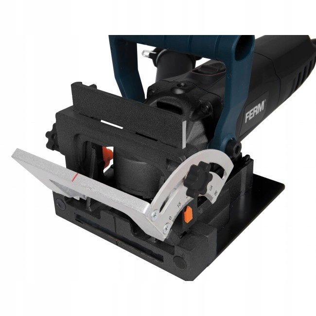 Ferm BJM1009 900W Lamellenfräsmaschine Flachdübelfräsmaschine Komplettset mit Koffer