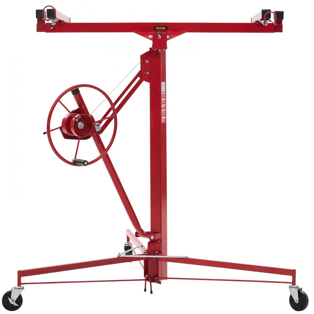 Plattenheber bis max. 68 kg, 3353 mm Höhe, Gipskartonheber mit verstellbarem Teleskoparm, Gipskarton, Trockenbauheber, Plattenheber, Hebezeug, Werkzeug, für Decken- und Wandmontage (rot) Plattenheber bis max. 68 kg, 3353 mm Höhe, Gipskartonheber mit verstellbarem Teleskoparm, Gipskarton, Trockenbauheber, Plattenheber, Hebezeug, Werkzeug, für Decken- und Wandmontage (rot)