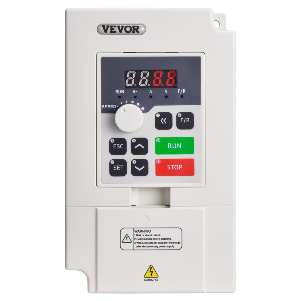 VFD 3HP 2.2kW 5A 3 phase AC 380V input to 3 phase AC 0-380V output frequency converter 50/60Hz input 0-2000Hz output