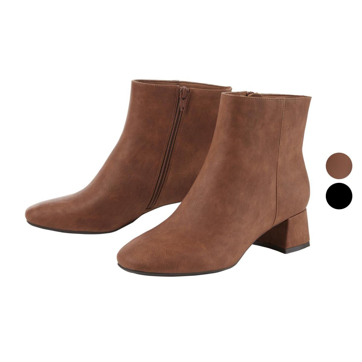 esmara® women's ankle boots, with side zippers
