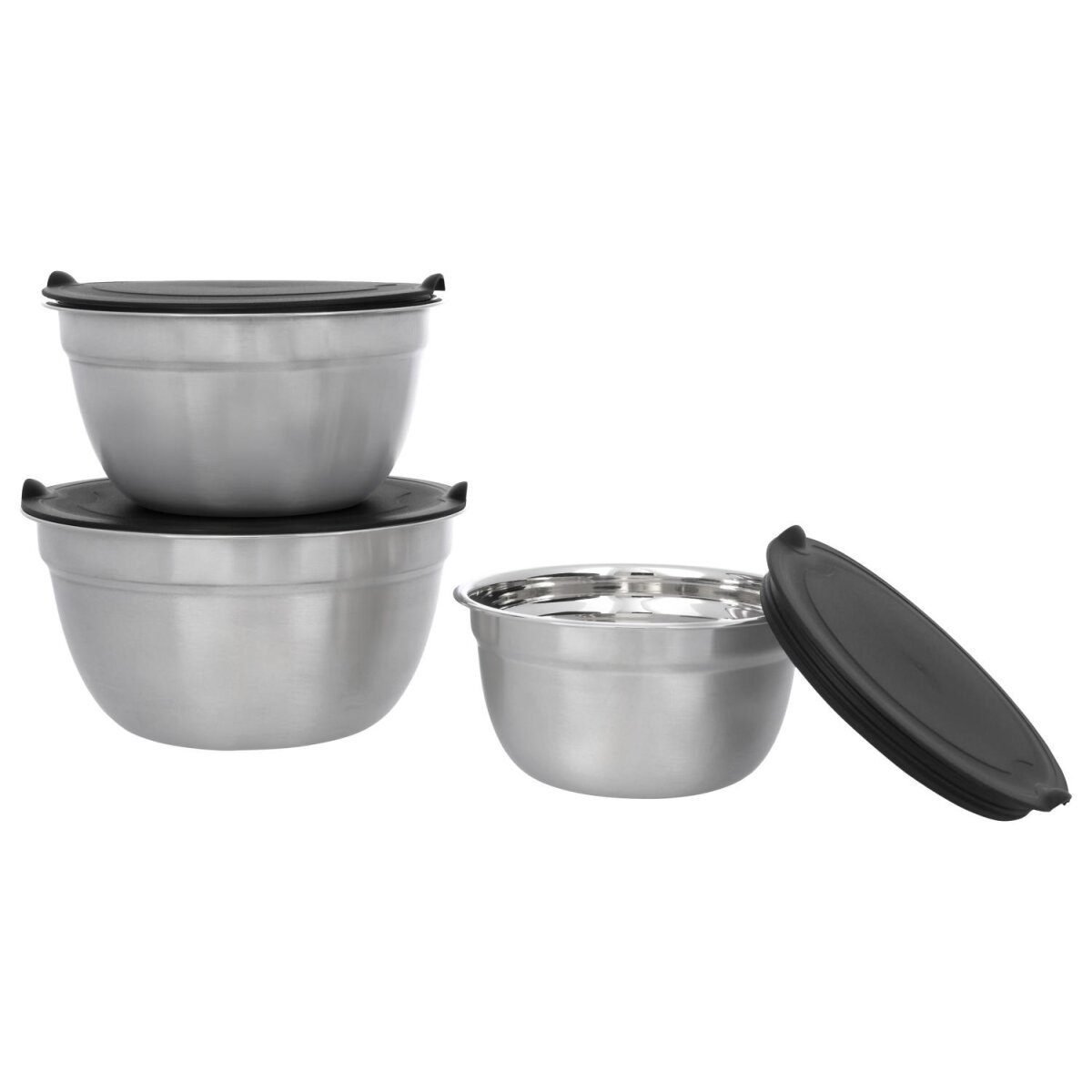 Ensemble de bols en acier inoxydable SILVERCREST®, 3 pièces