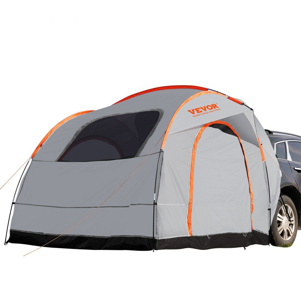 Dachzelt Busmarkise 240 x 240 x 230 cm, Autozelt-Heckklappe inklusive Doppelschichtzelt PU2000 mm Dachzelt Autodachzelt wasserdicht, geeignet für Camping, Abenteuer, Aufstehen, Picknick usw
