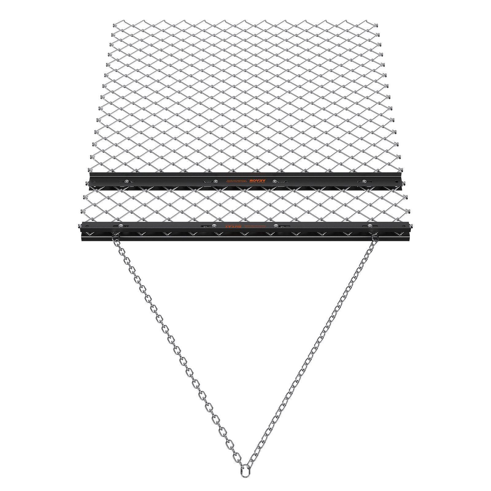 Schleppegge 1550x1235mm ATV-Rasenrechen mit Kettenfeldschleppe zum Einebnen der Landschaft