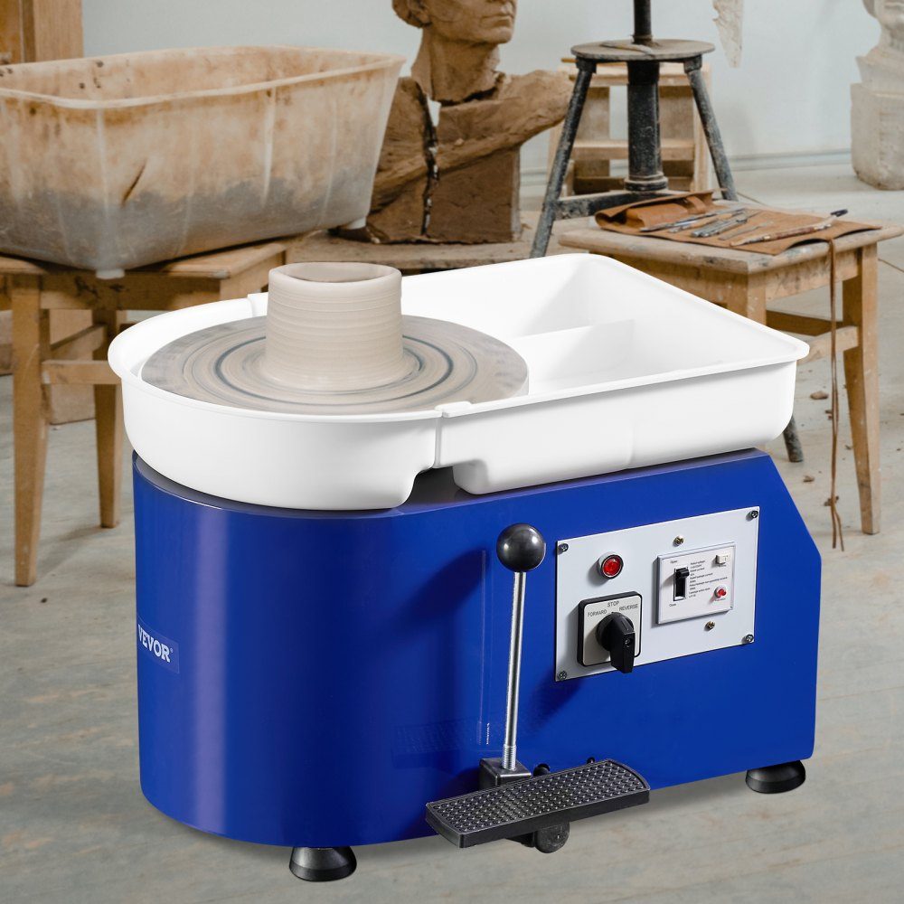 Pottery Wheel Ceramic Disc Machine 350W, Electric Pottery Wheel Machine 28cm 300RPM Pottery Wheel Machine, with Pedal and Apron Forming Machine, Suitable for Beginners, Enthusiasts, etc