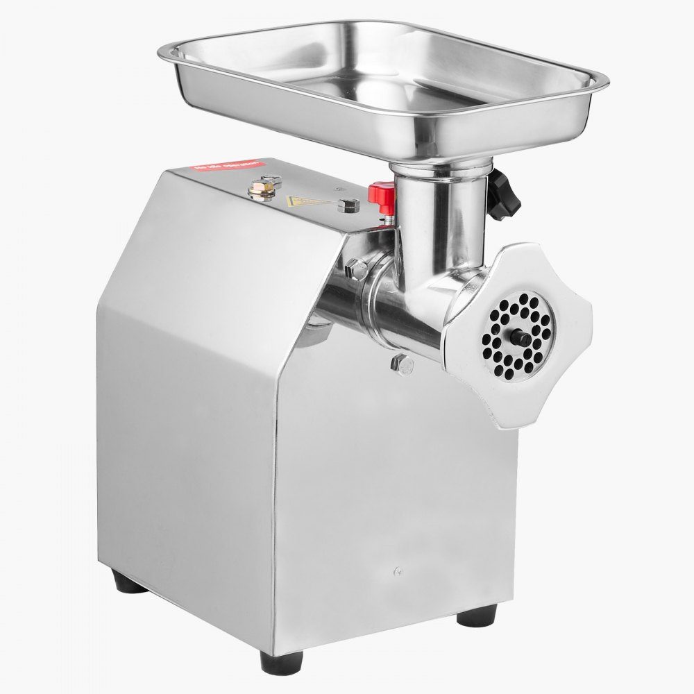 3.2kg/min Capacity Electric Meat Grinder, 850W Industrial Tabletop Meat Grinder with Blade and Grinding Plate, Sausage Machine, Stainless Steel Commercial Meat Grinder for Kitchen Restaurant
