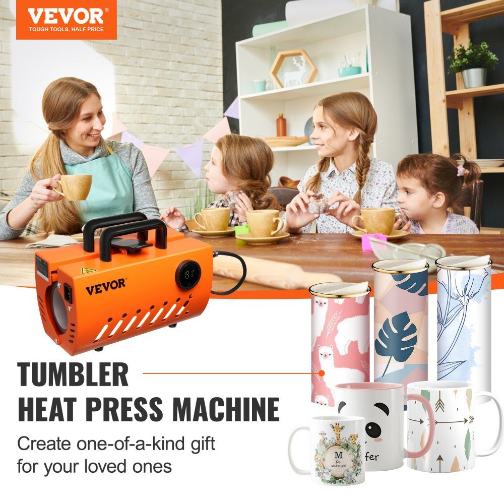 Tasse à presse à chaud, gobelet à presse à chaud, Machine à Sublimation, blancs 0.33 à 0,44 l, 0,89 l