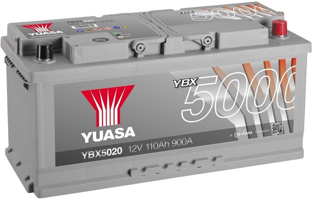 Yuasa Ybx5020 Batterie 110ah 900a P+