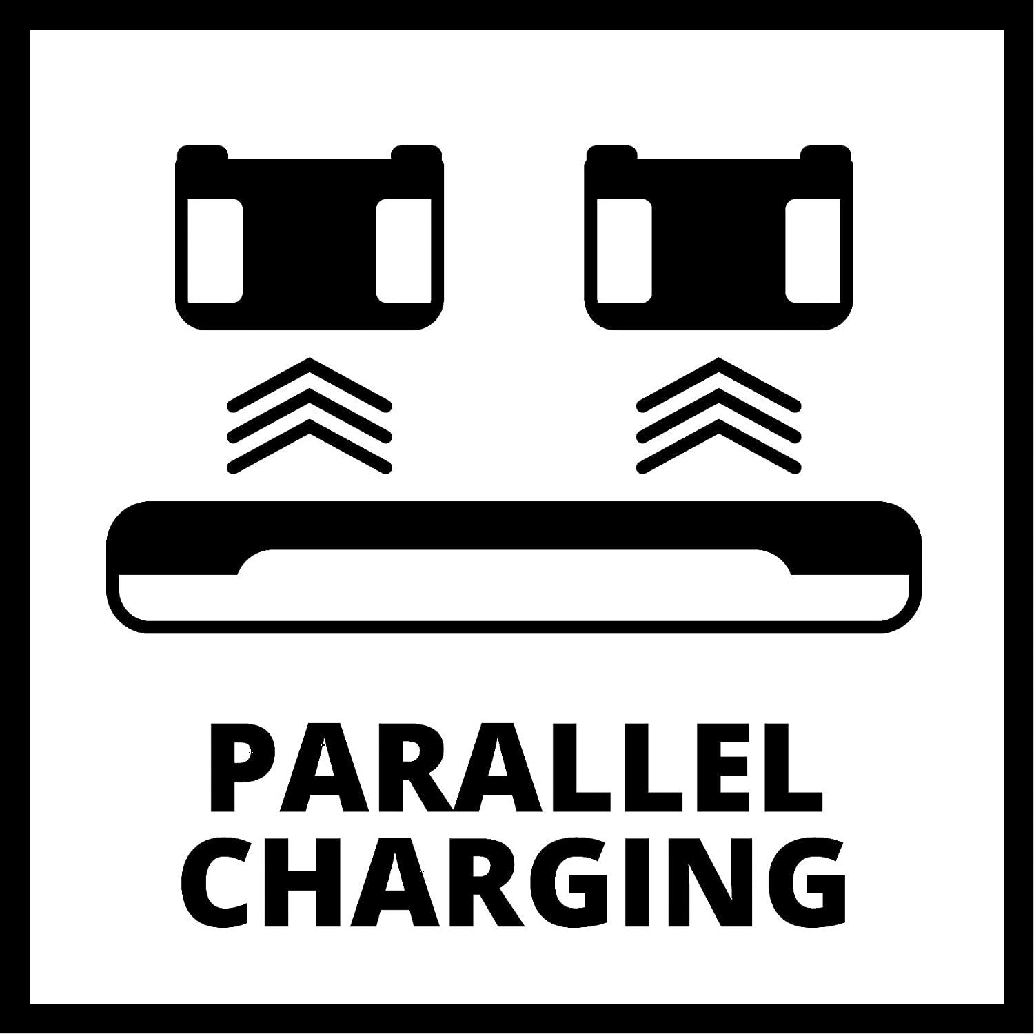 Chargeur d'origine Einhell Power-X-Twincharger 3 A puissance