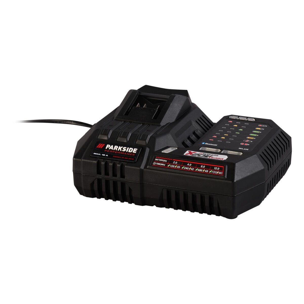 PARKSIDE PERFORMANCE® 20 V / 12 A slimme acculader »PLGS 2012 A1«, zonder accu