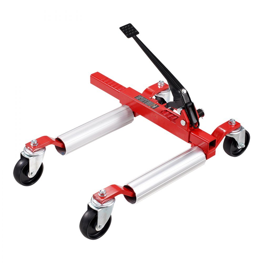 Chariot à roues Capacité de charge 680 kg Rouleau de manœuvre avec fonction cliquet Rouleau à pneus pour voitures et SUV Idéal pour manœuvrer et déplacer des véhicules Cric à cliquet