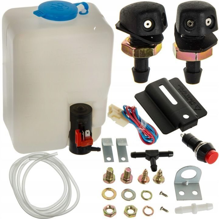 UNIVERSAL WINDOW WASHER KIT 12V for retrofitting