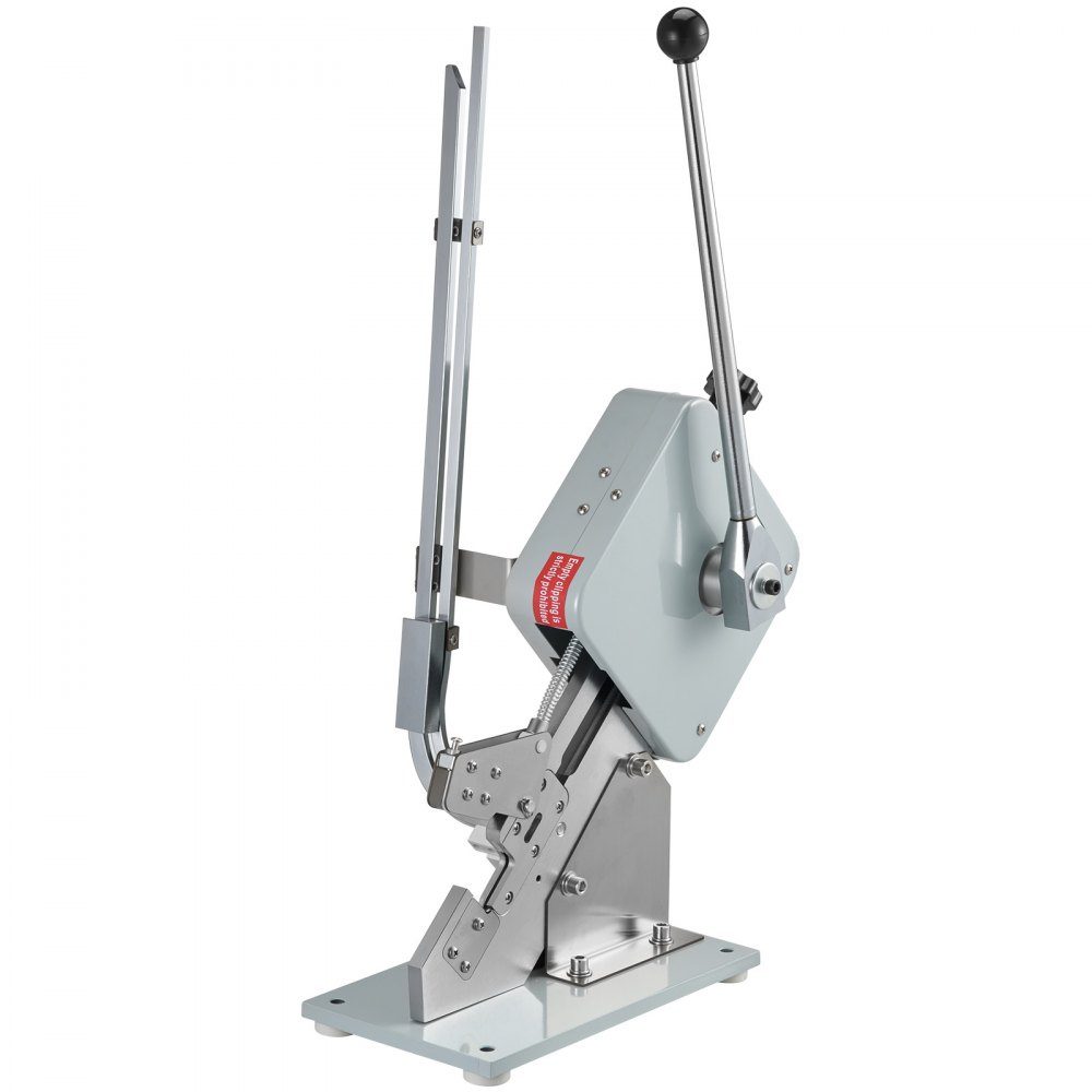 Hoge kwaliteit handmatige U-vormige worstsnijder met een doos met clips (5000 stuks), robuuste A304 broodsnijmachine van fijn staal, opvouwbare voedselsnijder, 37 x 19 x 57 cm