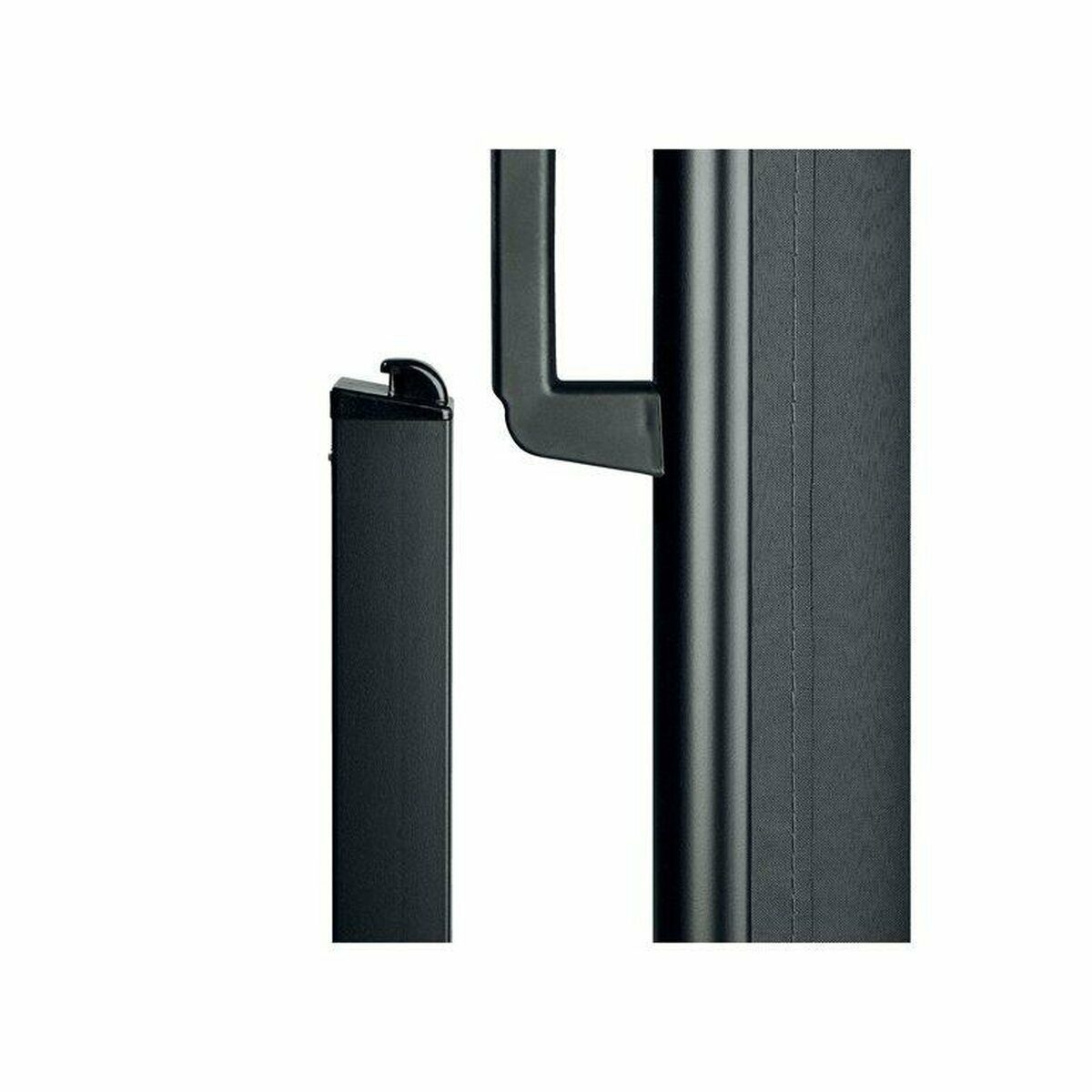 Double-sided awning privacy screen anthracite 160 x 600 cm NEW with 2 year guarantee