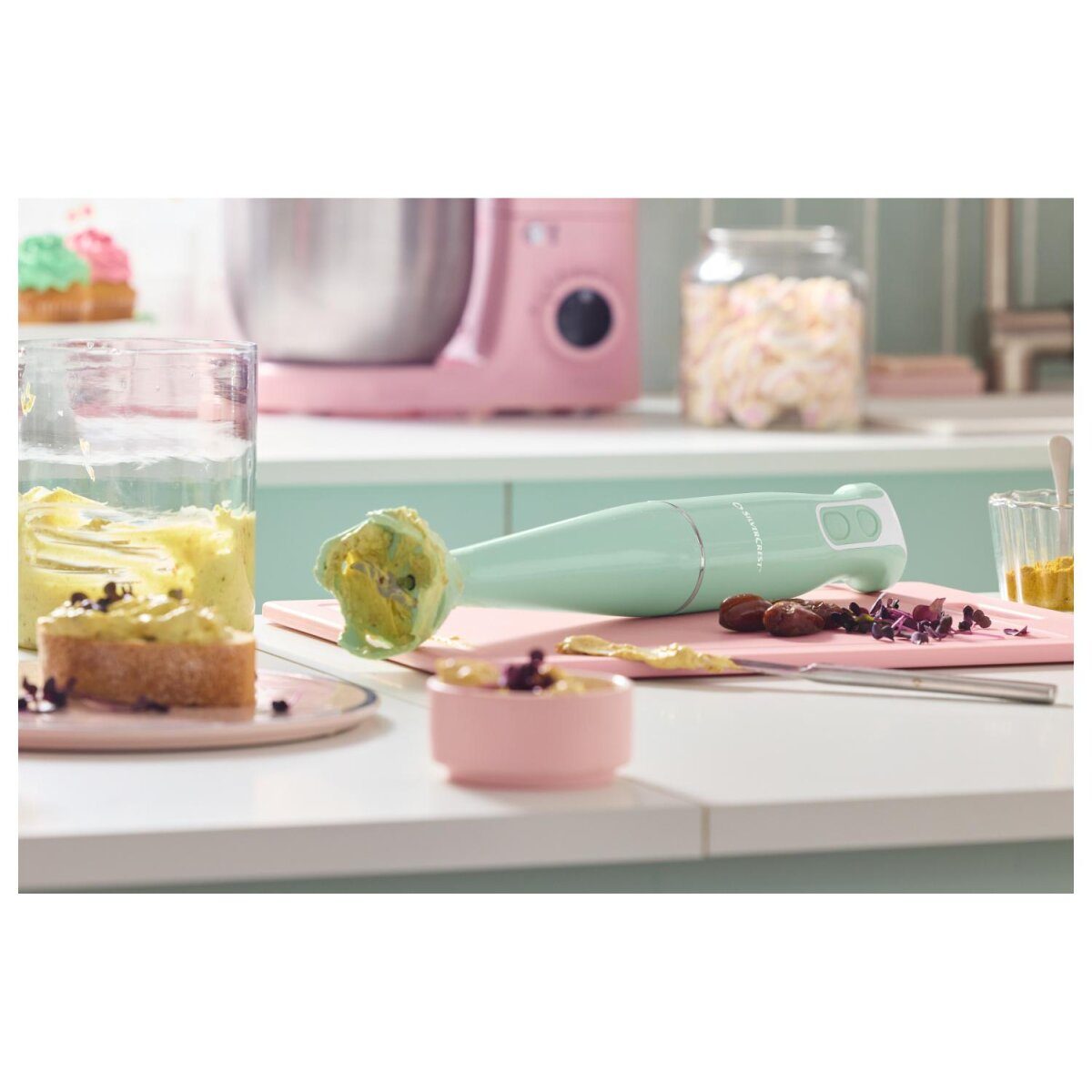 SILVERCREST® Stabmixer Mix It »SSM 350 A1« Pastell (Mint)