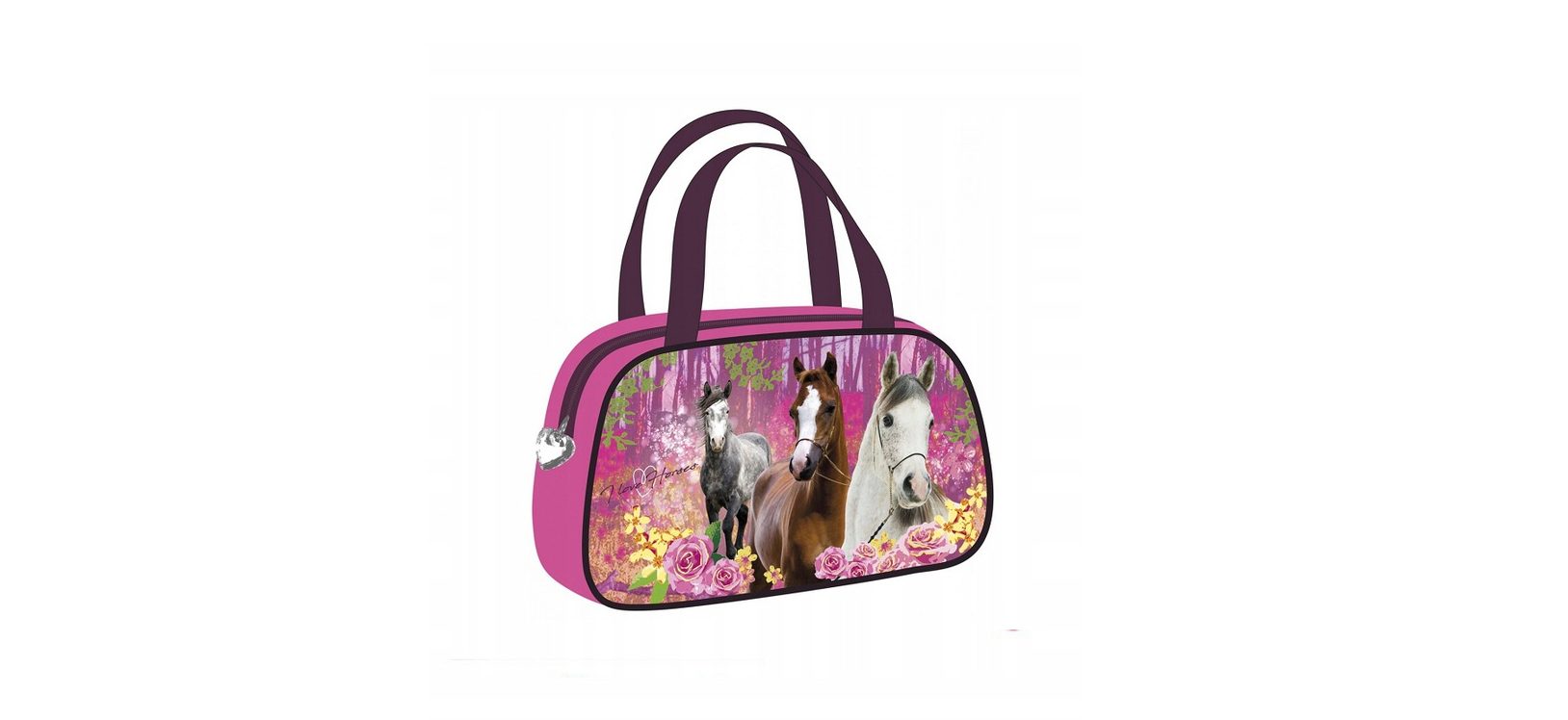 Cartable cheval sac à dos cartable XXL set trousse fille