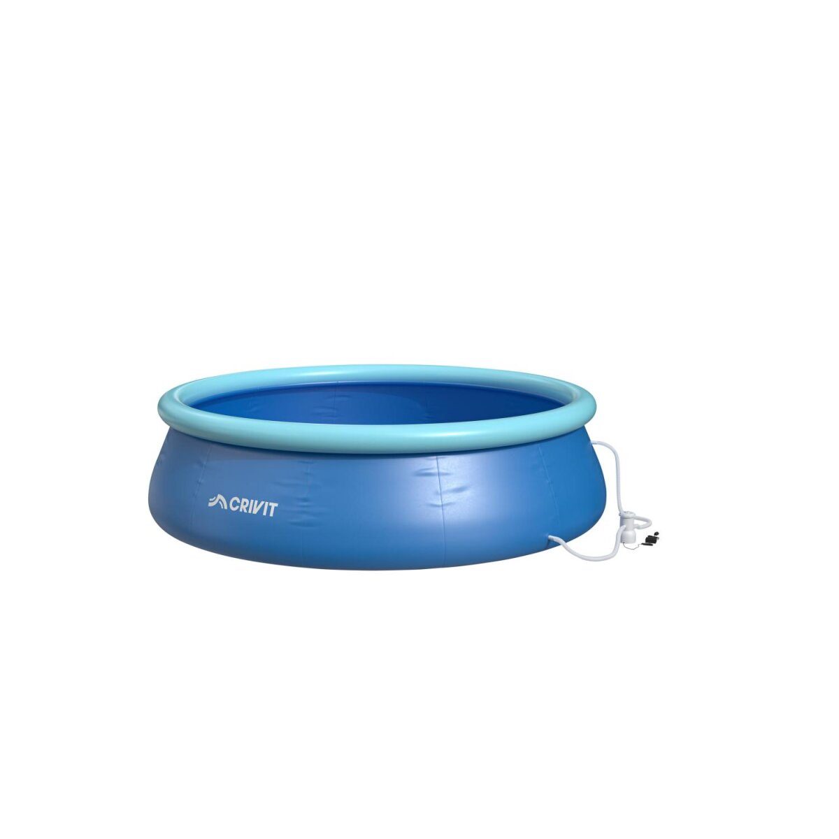 CRIVIT Quick up Pool, inkl. Filterpumpe, ø 300 × 63 cm