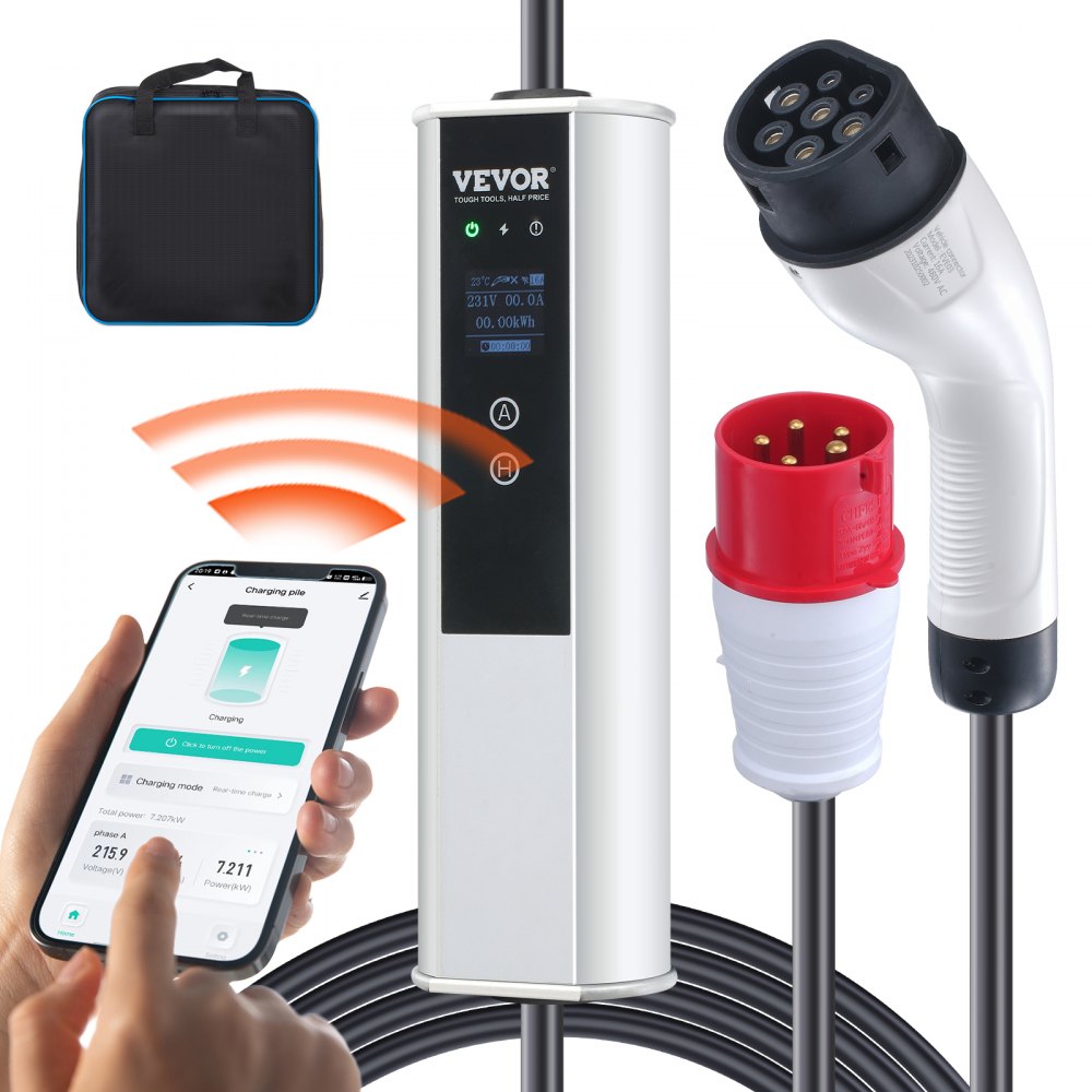 Type2 EV charging cable 16A 3.68kW (single-phase)/11kW (three-phase) electric car charger IP66 wallbox 7.5m cable charging cable 4 levels of current adjustment (16A/13A/10A/8A) charger CEE 16 plug Type2 EV charging cable 16A 3.68kW (single-phase)/11kW (three-phase) electric car charger IP66 wallbox 7.5m cable charging cable 4 levels of current adjustment (16A/13A/10A/8A) charger CEE 16 plug