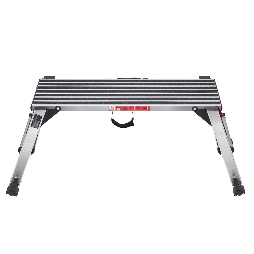 Aluminium-Arbeitsplattform, klappbare Werkbank, 100 x 30 x 48,7 cm, Arbeitsplattform, 200 kg Tragkraft, Stufenbank mit Sicherheitsschlössern, Trittleiter für Heimbüro, Werkstatt und Garage, Silber Aluminium-Arbeitsplattform, klappbare Werkbank, 100 x 30 x 48,7 cm, Arbeitsplattform, 200 kg Tragkraft, Stufenbank mit Sicherheitsschlössern, Trittleiter für Heimbüro, Werkstatt und Garage, Silber