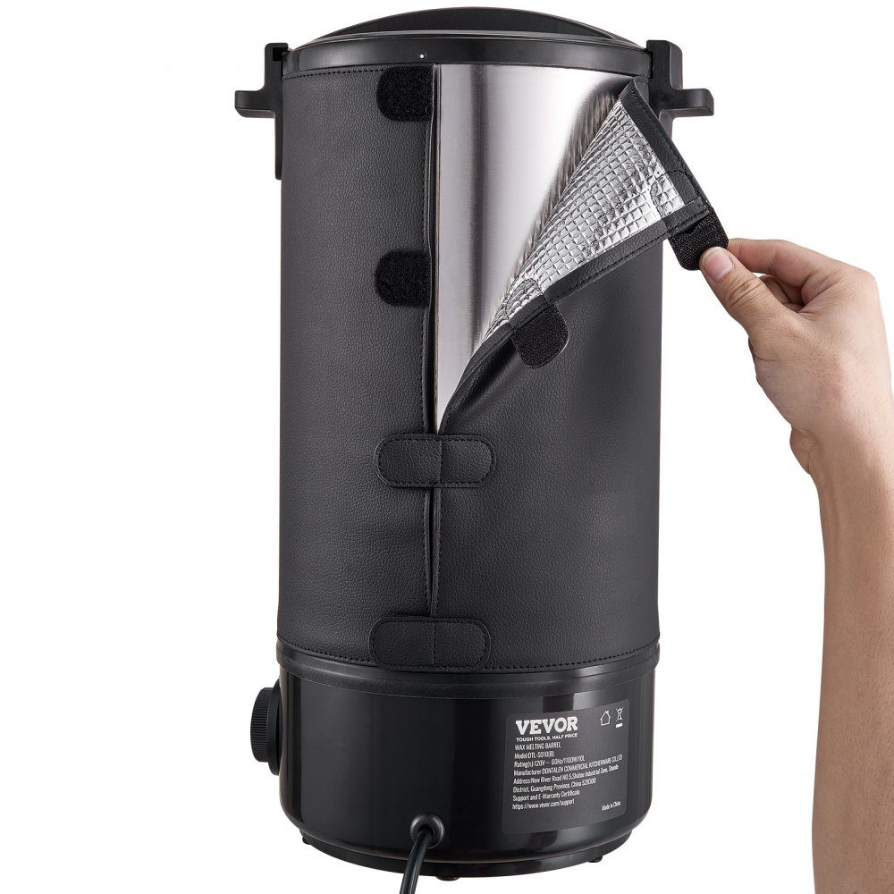 Candle Making Kit, Commercial Electric Wax Melter 10L 1100W Wax Melter Candle Making Machine DIY Candle Making Kit Including Wicks, Candle Pouring Pot, Spoon