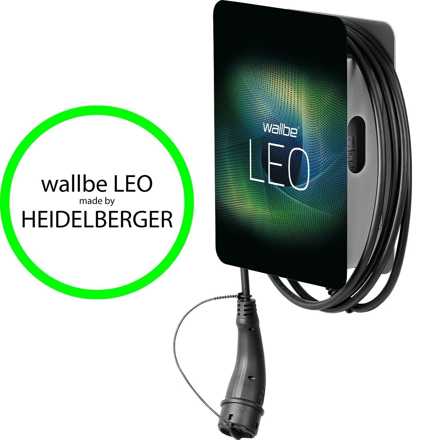Heidelberger Home Eco Wallbox 11 kW avec prise murale Câble de type 2 de 5 mètres de long