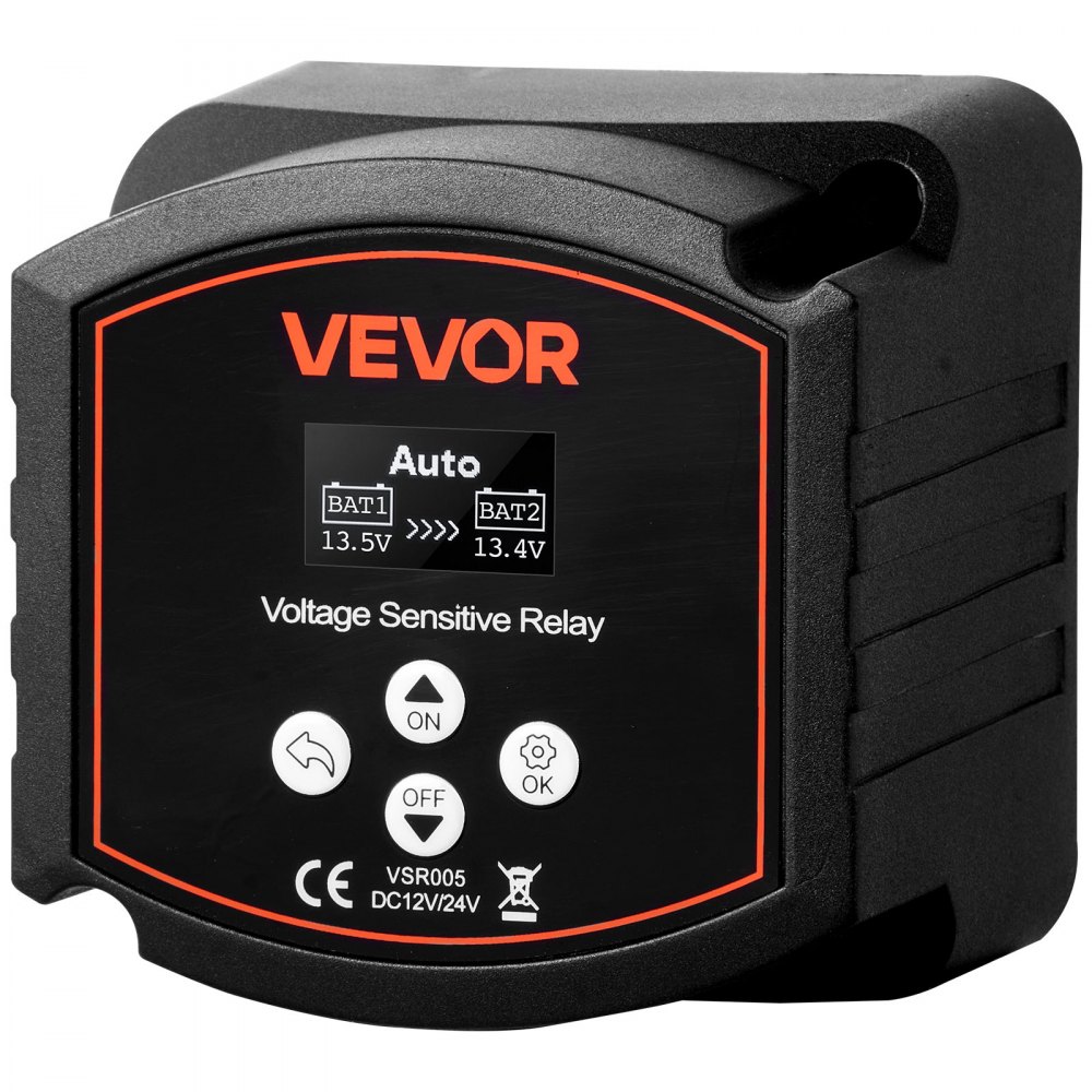 Isolator Relay 12V 300A Dual Battery Isolator with LCD Screen Smart Battery Isolator Switch for Lithium & Lead Acid Batteries for Car Truck RV UTV ATV Boat Isolator Relay 12V 300A Dual Battery Isolator with LCD Screen Smart Battery Isolator Switch for Lithium & Lead Acid Batteries for Car Truck RV UTV ATV Boat