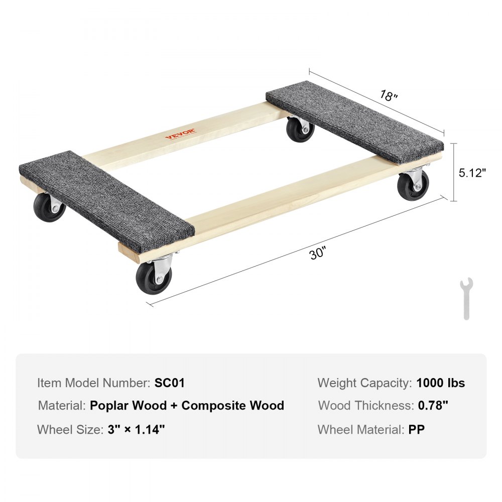 Meubelwagen 4 wielen Draagbare bewegende wielen Zwaar uitgevoerd in elkaar grijpend Klein plat zwaar meubilair 2 stuks 16" x 11" 500 lb capaciteit Zwart Meubelwagen 4 wielen Draagbare bewegende wielen Zwaar uitgevoerd in elkaar grijpend Klein plat zwaar meubilair 2 stuks 16" x 11" 500 lb capaciteit Zwart