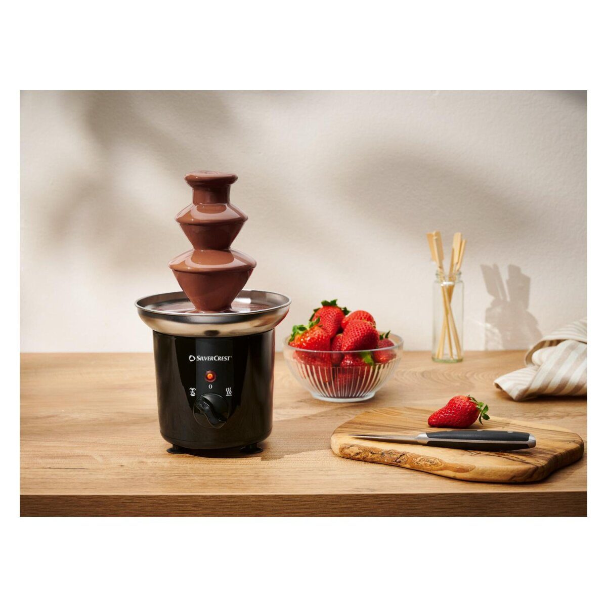 SILVERCREST® elektrische chocoladefontein goed