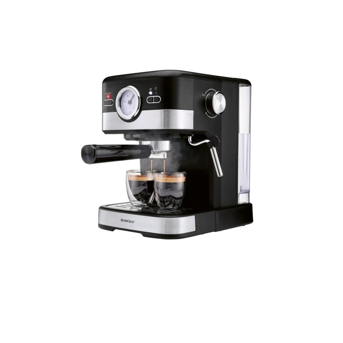 Ekspres SILVERCREST® KITCHEN TOOLS SEM 1100 C5, czarny, dobry