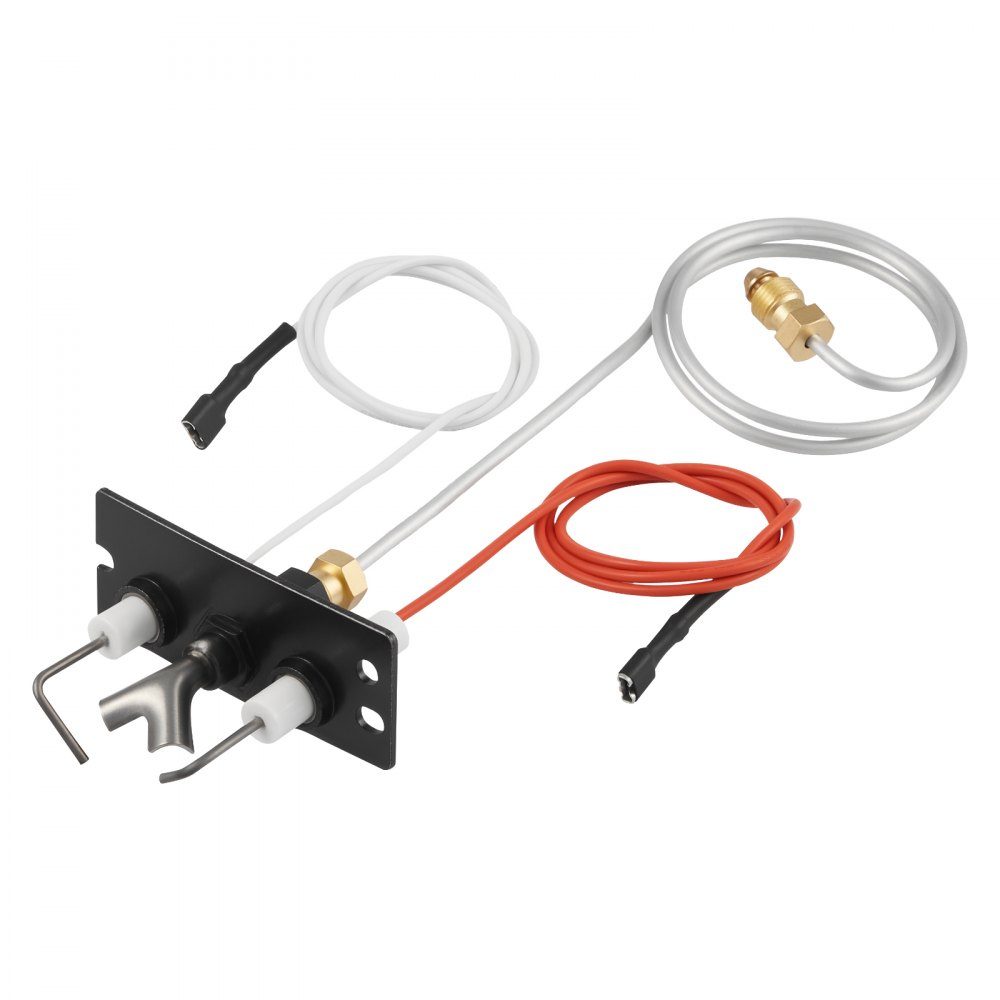 Natural Gas Igniter Assembly, OE 2090-012, 2198-012, SRV2090-012-Gas Igniter Assembly, Natural Gas Ignition Replacement, Fits Heaters, Heat & Glo, Quadra-Fire, Outdoor Lifestyles, Majestic