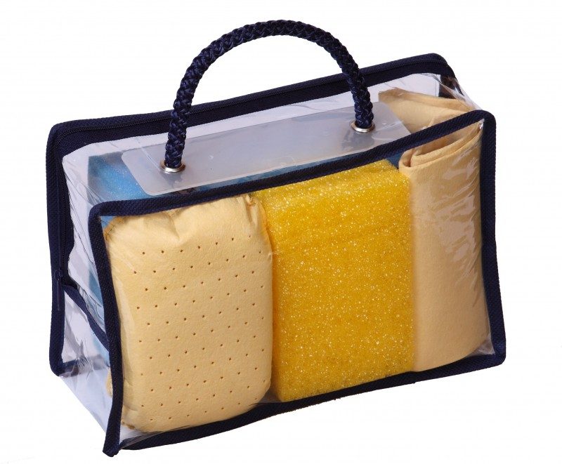 ENSEMBLE ÉPONGE ET MICROFIBRE COMPACT KAJA – Réf. HT-49831