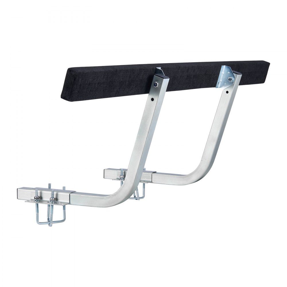 Boat trailer guide 425 mm / 475 mm (installation height), 0-18 cm adjustable, made of reinforced steel with thick support plates, for pontoon trailers with supports (L-beam/box/C-profile)