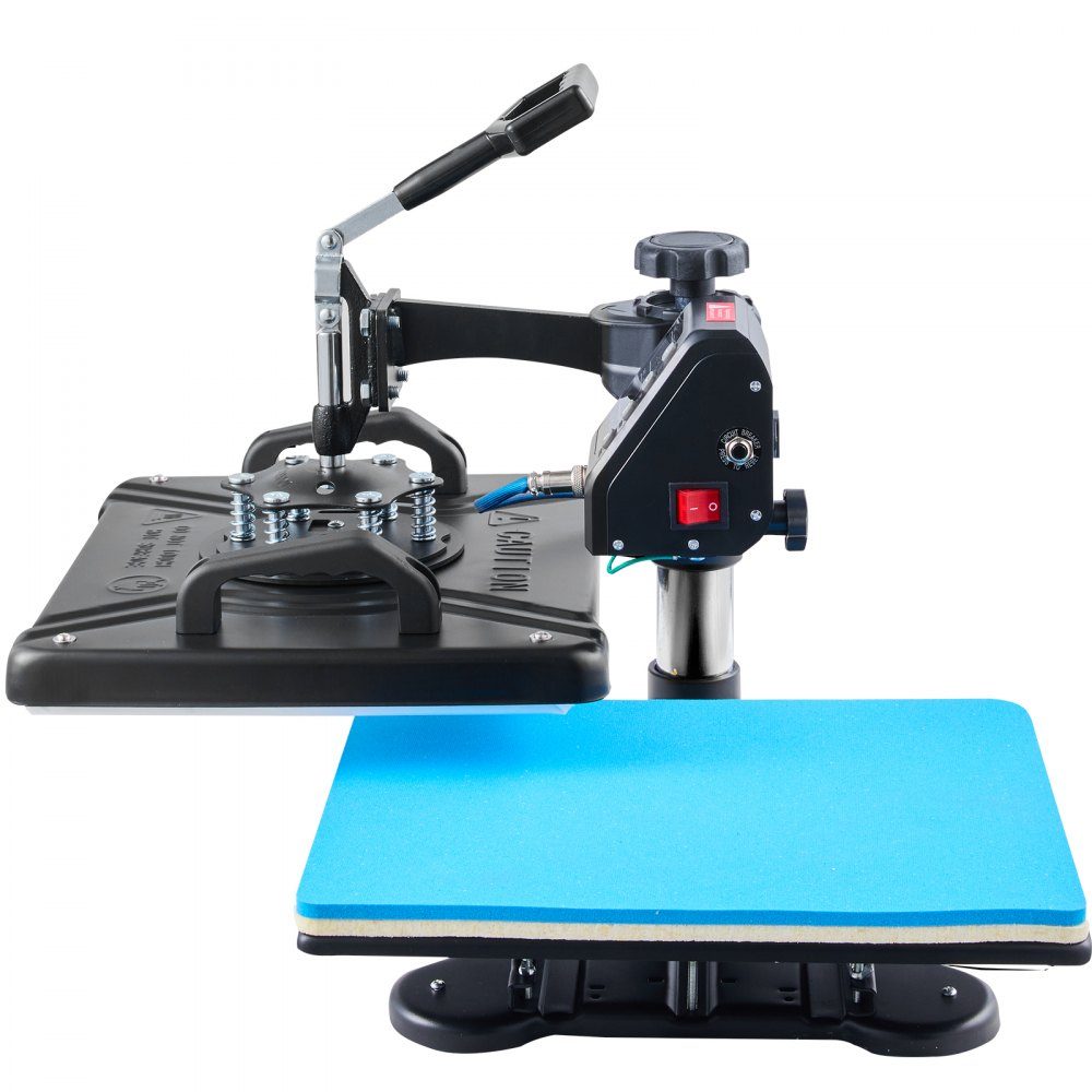 10 in 1 Heat Press 38x30cm Heat Press Black Hot Press Textile Press Multifunction Sublimation T-Shirt Press Mug Press