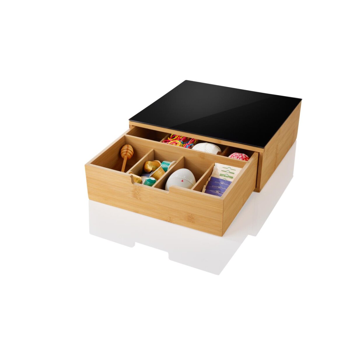 LIVARNO home drawer box, 8 compartments, with pull-out stop LIVARNO home drawer box, 8 compartments, with pull-out stop