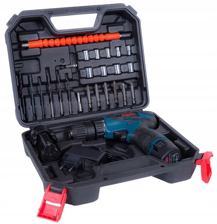 Reliable cordless screwdriver 18V from EUROTEC Set – ideal for DIY enthusiasts and professionals