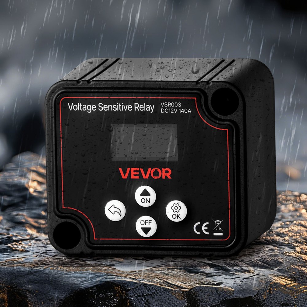 Isolator Relay 12V 140A Dual Battery Isolator with LCD Screen Smart Battery Isolator Switch for Lithium Lead Acid Batteries for Car Truck RV UTV ATV Boat Isolator Relay 12V 140A Dual Battery Isolator with LCD Screen Smart Battery Isolator Switch for Lithium Lead Acid Batteries for Car Truck RV UTV ATV Boat