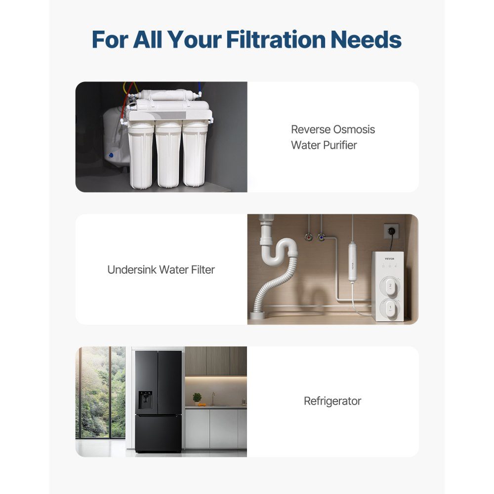 Remineraliserend filter, 1100 gallon remineraliserend waterfiltervervanging, 1/4" Quick Connect mineraalfilter, herstelt vitale mineralen voor waterzuiveraar