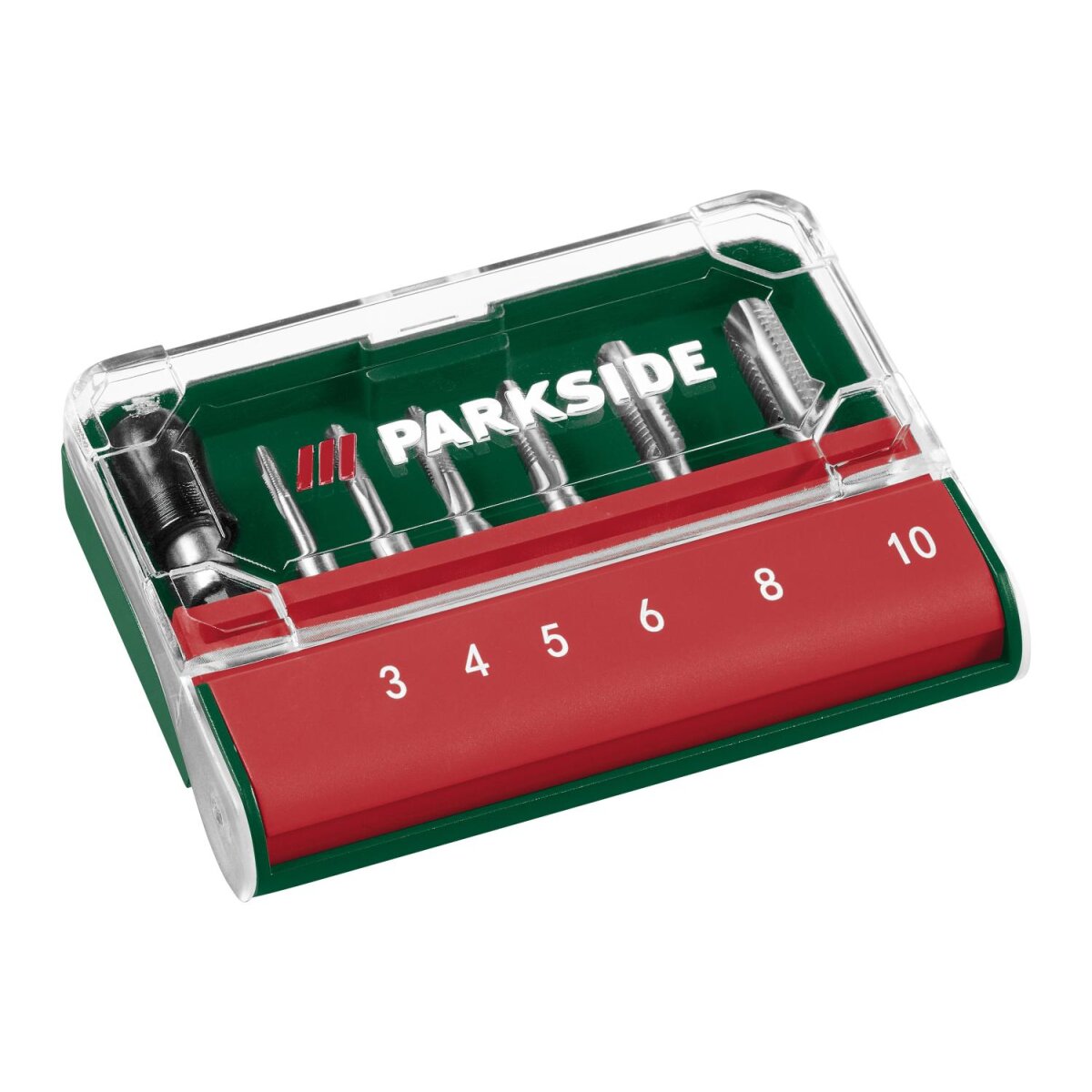 PARKSIDE® Combination Tap Set / Tap Bit Set / Countersink Bit Set / Drill Set (Hexagonal Tap) PARKSIDE® Combination Tap Set / Tap Bit Set / Countersink Bit Set / Drill Set (Hexagonal Tap)