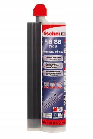 Kotwa chemiczna Fischer FIS SB 390 S 520595 390ml kotwa chemiczna śruba klej kołek zaprawa iniekcyjna kotwa kompozytowa 520595 Kotwa chemiczna Fischer FIS SB 390 S 520595 390ml kotwa chemiczna śruba klej kołek zaprawa iniekcyjna kotwa kompozytowa 520595