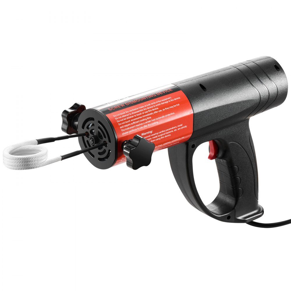 Screw Removal Induction Heater 1500W Magnetic Induction Heater Kit Rusty Screw Removal Heater Auto Workshop Repair Tools with 8 Coils