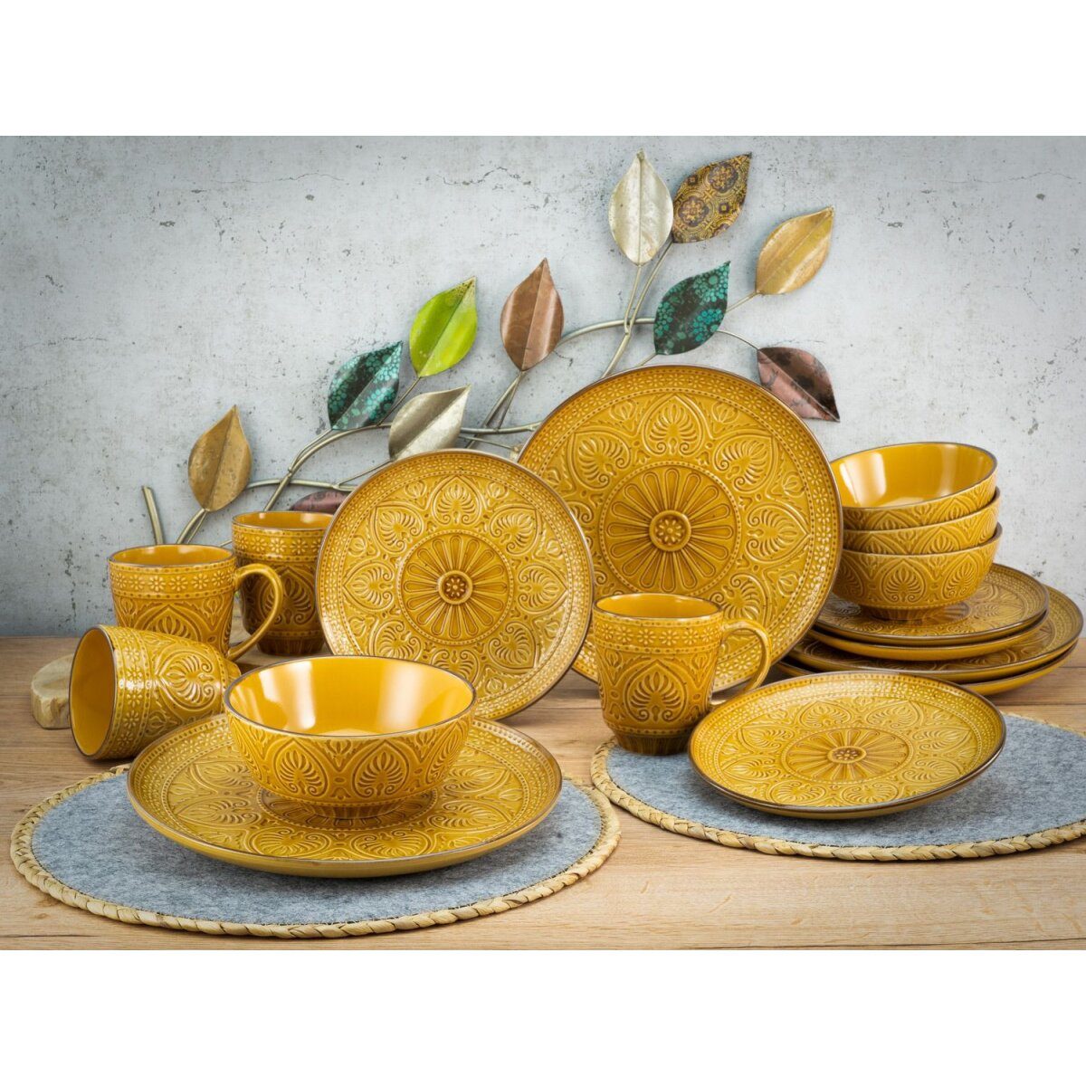 Creatable Zestaw naczyń stołowych Creatable Samarkanda, 16 elementów.