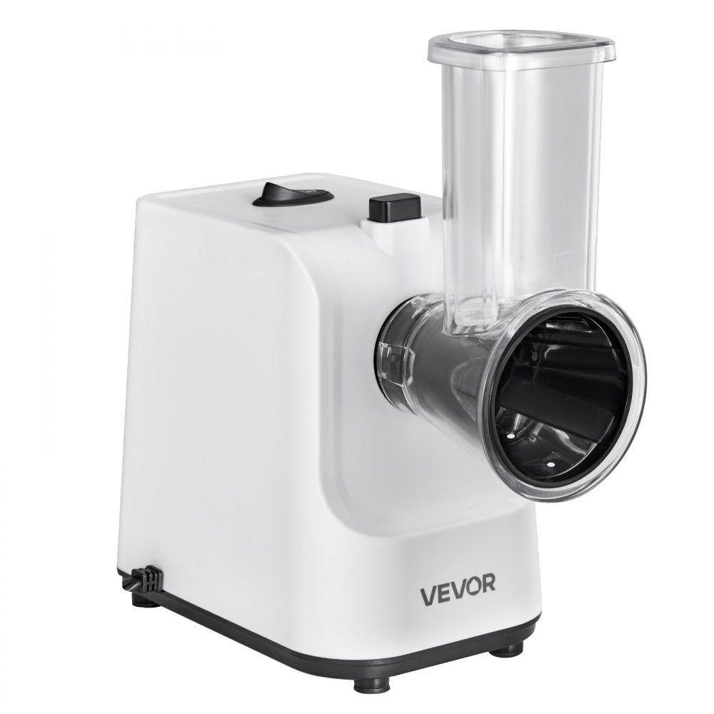 Râpe à Fromage Électrique Machine à Salade 200W Trancheuse à Légumes Coupe-légumes Râpe Rotative avec 5 Accessoires Trancheuse Alimentaire avec Lames en Acier Inoxydable pour Légumes Fromage Coupe Rapide
