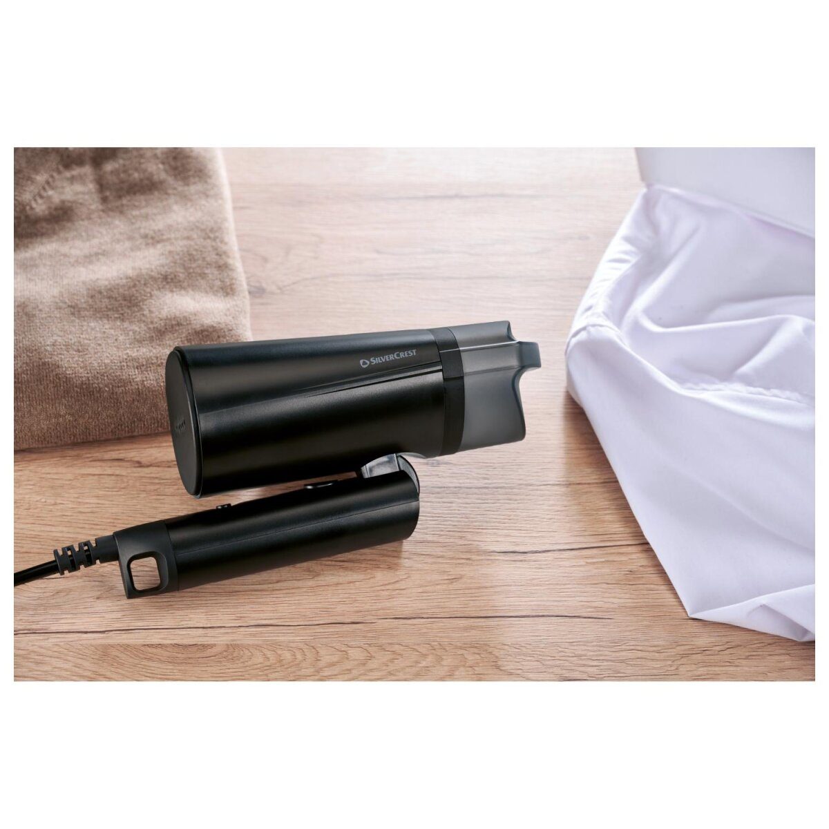 SILVERCREST® steam smoother SDBF 1200 B1, foldable, black