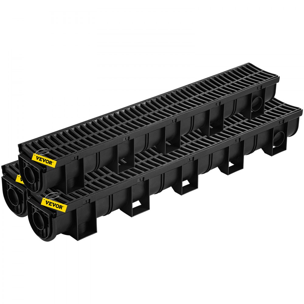 Zestaw rynnowy 3-częściowy rynna drenażowa System drenażu z siatki plastikowej HDPE 15x13x100cm z 3 zaślepkami Złącze wtykowe do odpływu ogrodowego Podjazd Chodnik do basenu Zestaw rynnowy 3-częściowy rynna drenażowa System drenażu z siatki plastikowej HDPE 15x13x100cm z 3 zaślepkami Złącze wtykowe do odpływu ogrodowego Podjazd Chodnik do basenu