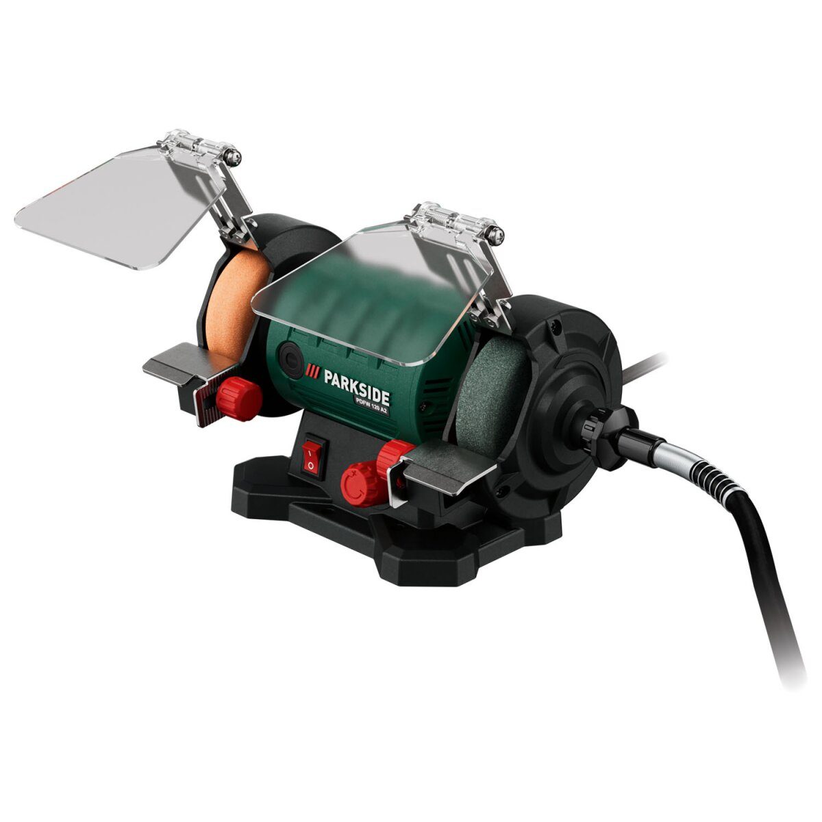 PARKSIDE® double grinder »PDFW 120 A2«, 120 W, with flexible shaft good