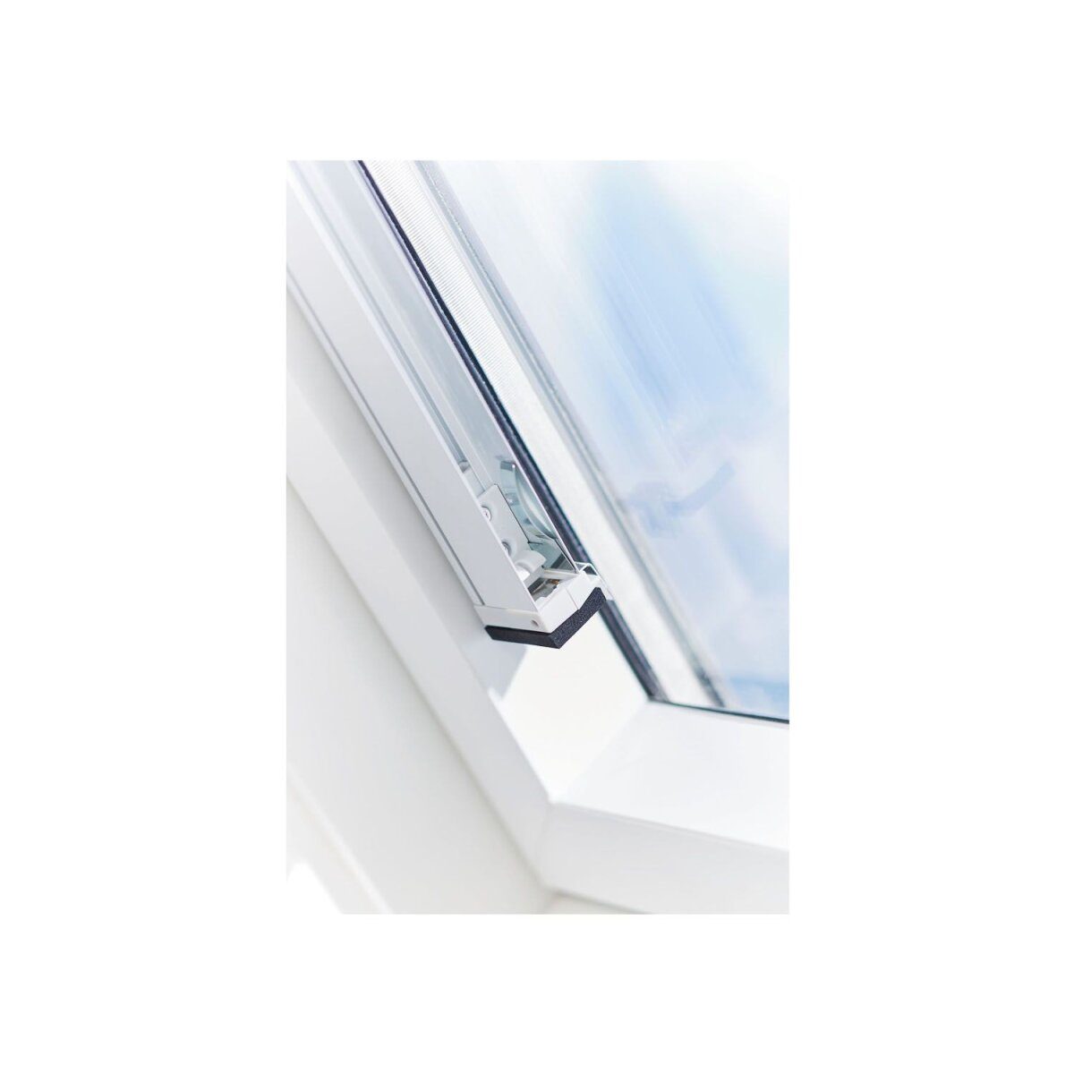 LIVARNO home Thermo Plissee Teleskop für Velux-Dachfenster 49,3 x 94-116 cm, weiß