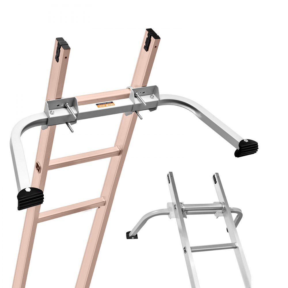Stabilisateur d'échelle, entretoise d'échelle d'extension, accessoires robustes pour envergure/échelle murale pour gouttières, facile à utiliser et polyvalent réglable, pieds en caoutchouc antidérapants, capacité de charge : 300 lb