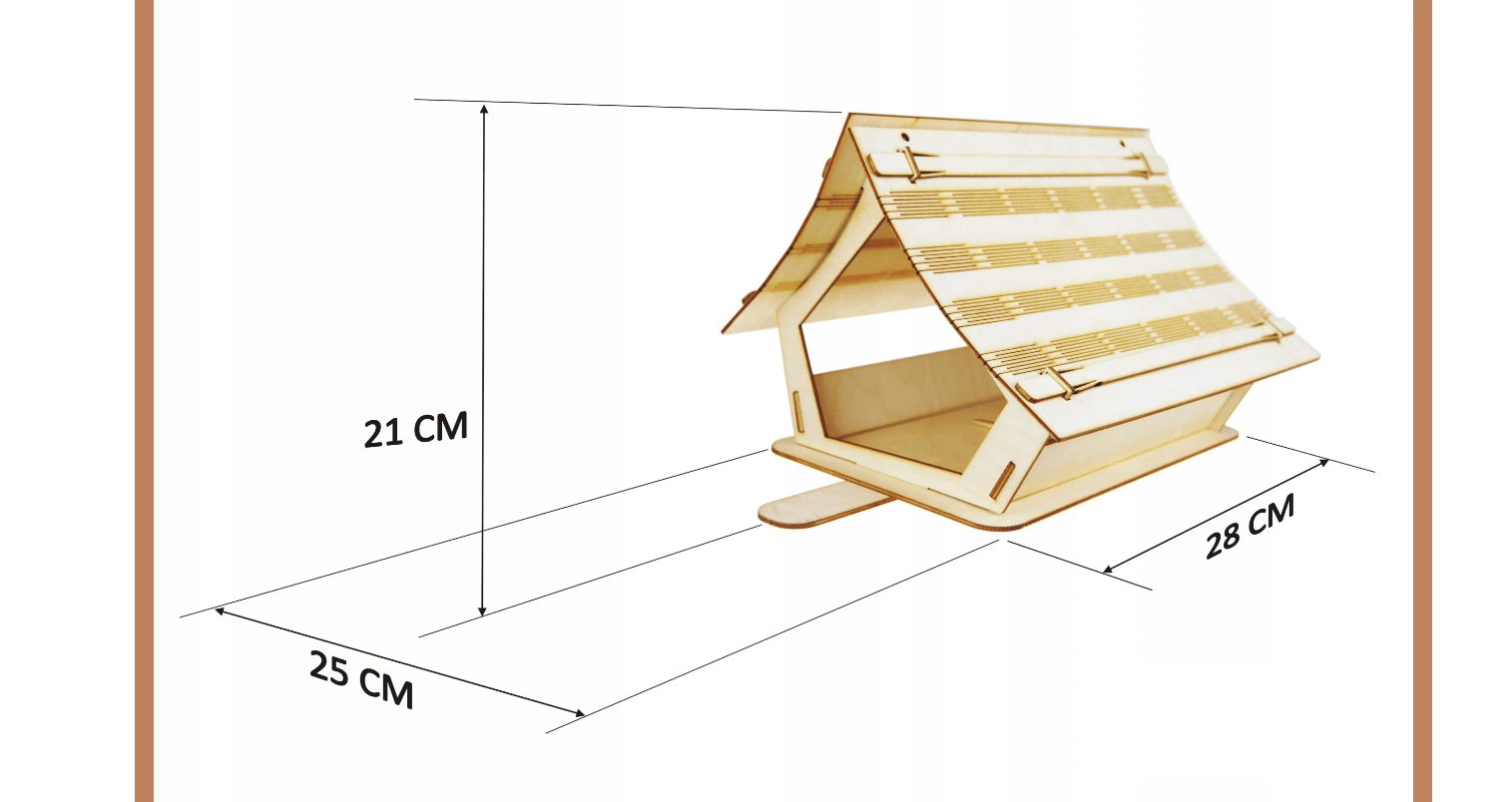 Craft Nesting Box - Bird House - Nesting Box - Bird Food Craft Set