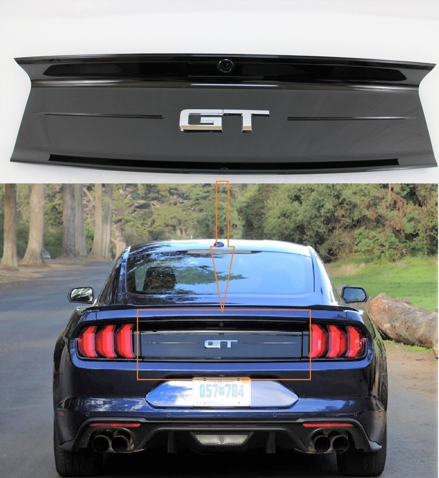Original OE FORD MUSTANG VI MK6 LIFT GT BLADE Abdeckung JR3B6343504